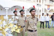 N.C.C. Students at Holi meet