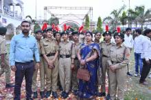 N.C.C. Students at Holi meet